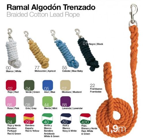 Strong Braided Cotton Lead